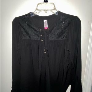 Womens Black Blouse